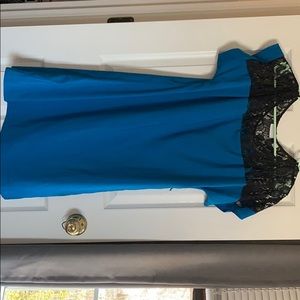 NYC S Blue lace dress